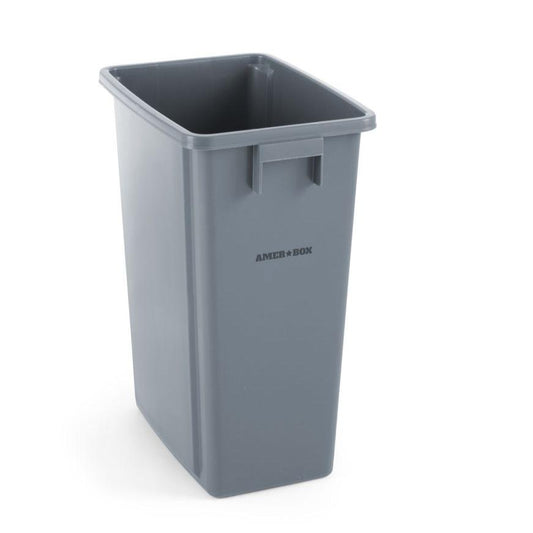 Abfalleimer schmal, AmerBox, 60L, Hellgrau, 455x315x H 580mm AmerBox