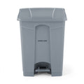 AmerBox Tret-Abfalleimer – 87 L, Hellgrau AmerBox