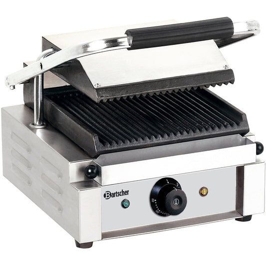 Kontaktgrill, gerillt/gerillt Bartscher