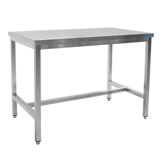 SARO Edelstahltisch ohne Unterblatt - B 1800 x T 700 mm SARO
