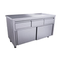 SARO Schiebetürenschrank mit 3 Schubladen, 1600X700mm SARO