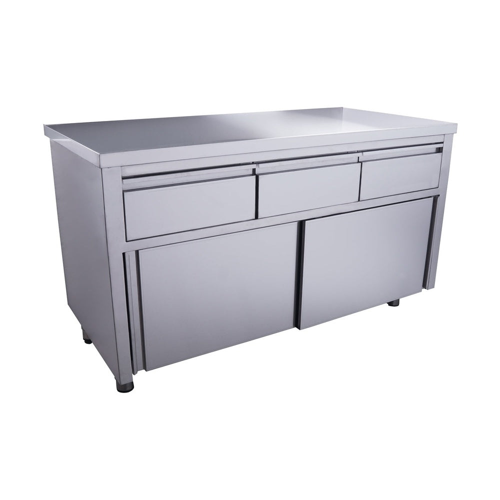 SARO Schiebetürenschrank mit 3 Schubladen, 1600X700mm SARO