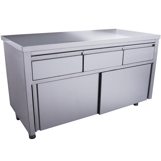 SARO Schiebetürenschrank mit 3 Schubladen, 1600X700mm SARO