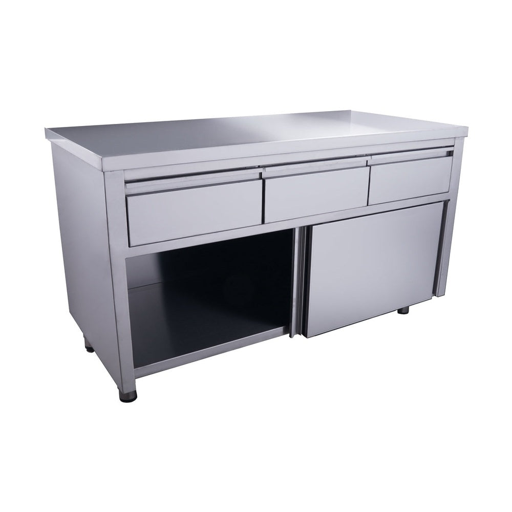 SARO Schiebetürenschrank mit 3 Schubladen, 1600X700mm SARO