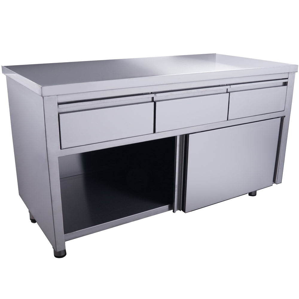 SARO Schiebetürenschrank mit 3 Schubladen, 1600X700mm SARO
