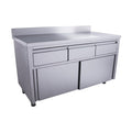 SARO Schiebetürenschrank mit 3 Schubladen und Aufkantung, 1600X700mm SARO