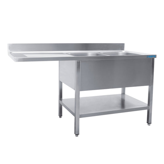 SARO Spülcenter 2 Becken rechts - B 1800 x T 700 mm SARO