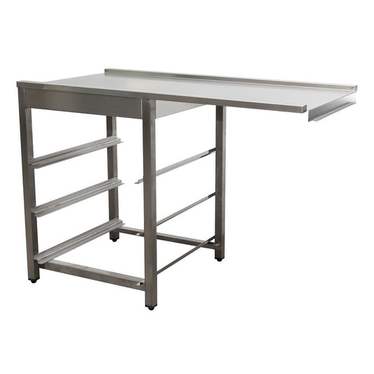 SARO Ablauftisch für Spülmaschine rechts 1200mm SARO