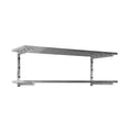 SARO Wandbord mit Streben, 2 Borde 1400mm SARO