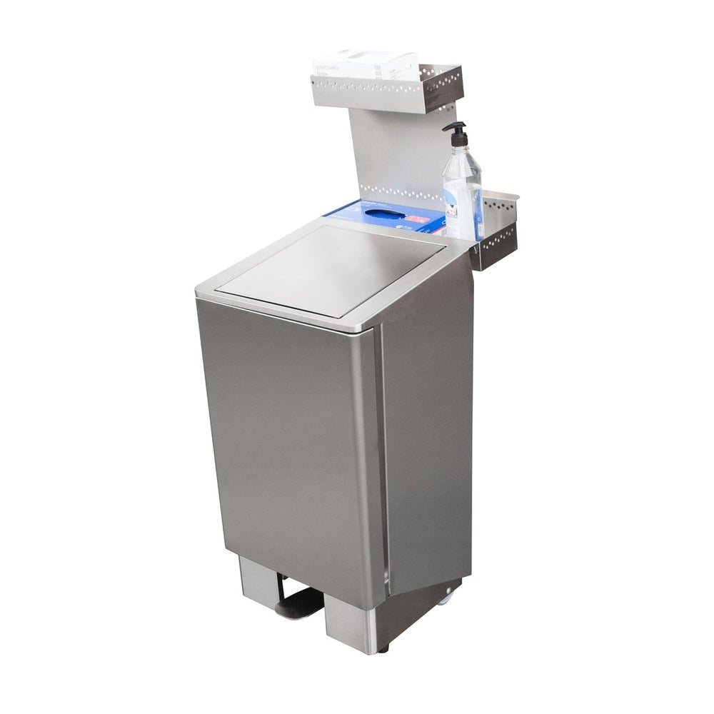 SARO Edelstahlmülleimer 60 Liter, Modell Apollo SARO
