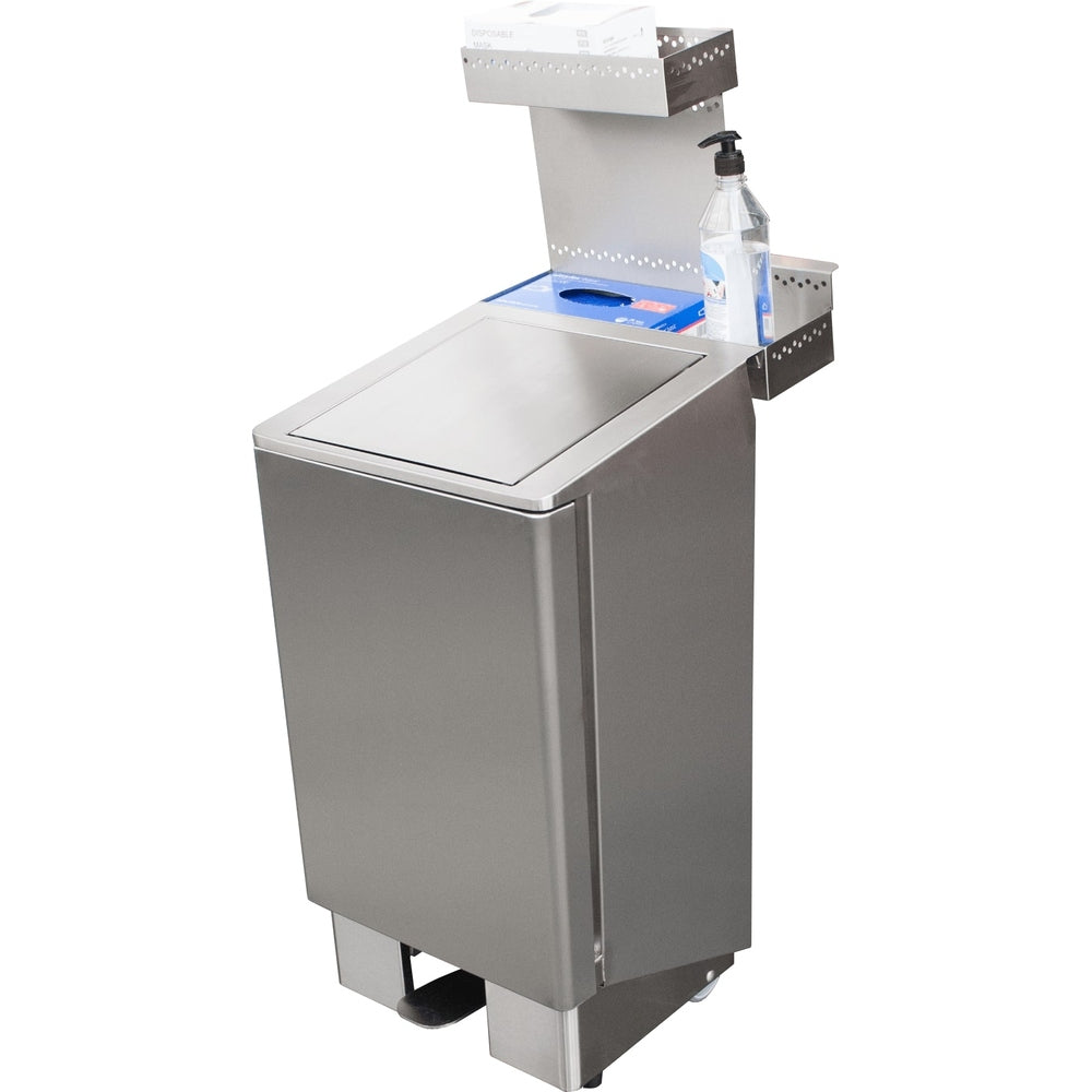 SARO Edelstahlmülleimer 60 Liter, Modell Apollo SARO