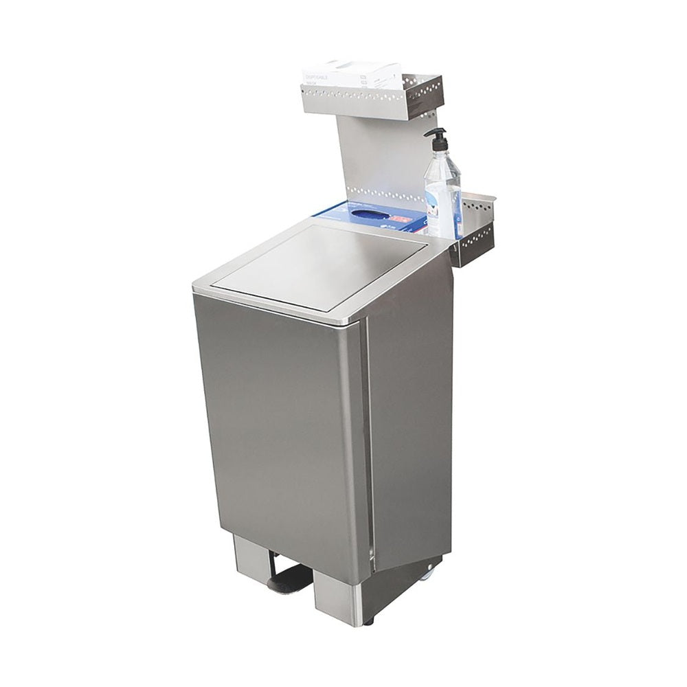 SARO Edelstahlmülleimer 90 Liter, Modell Jupiter SARO