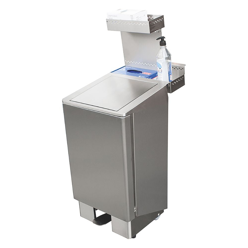 SARO Edelstahlmülleimer 90 Liter, Modell Jupiter SARO