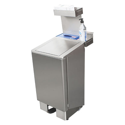 SARO Edelstahlmülleimer 90 Liter, Modell Jupiter SARO