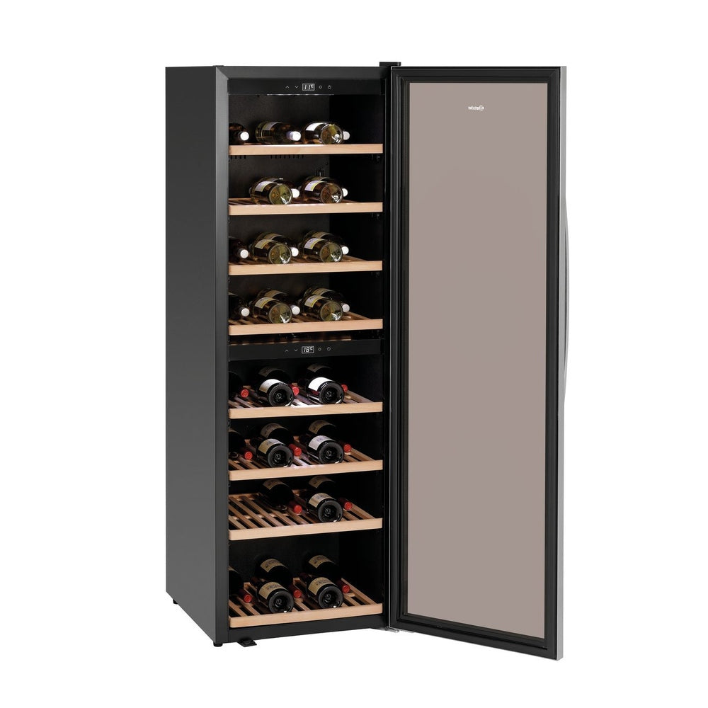 Bartscher Weinkühlschrank 2Z – 180 Flaschen, 2 Temperaturzonen Bartscher