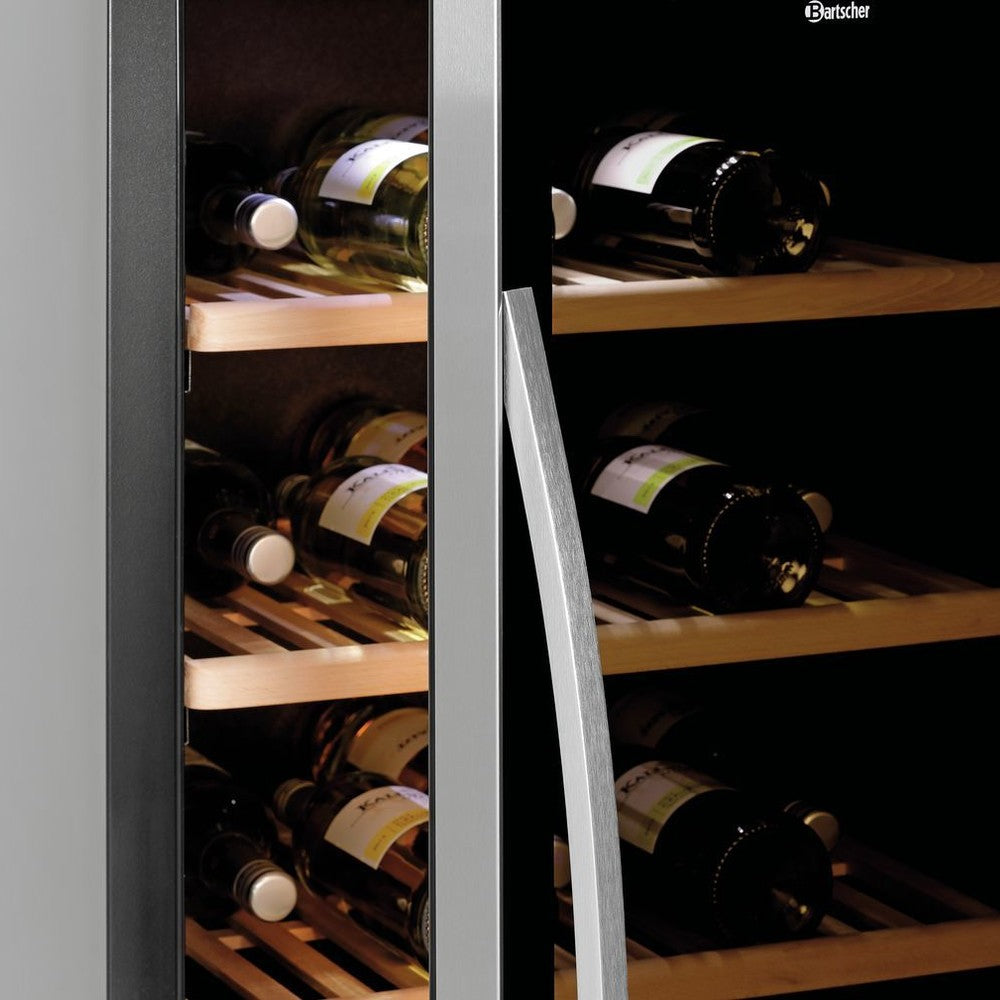 Bartscher Weinkühlschrank 2Z – 180 Flaschen, 2 Temperaturzonen Bartscher