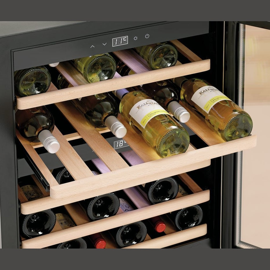 Bartscher Weinkühlschrank 2Z – 40 Flaschen, 2 Temperaturzonen Bartscher