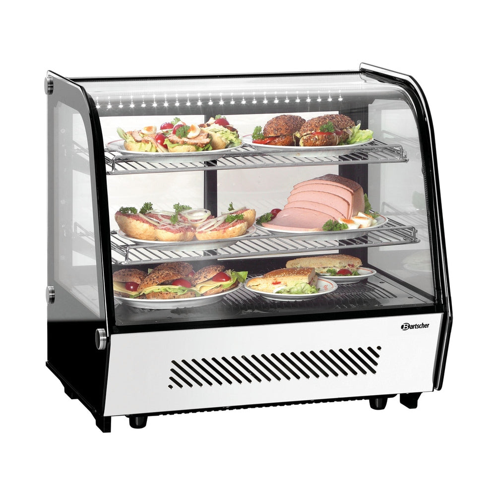 Bartscher Kühlvitrine Deli-Cool II – 120 L, Doppelglas, Umluft Bartscher