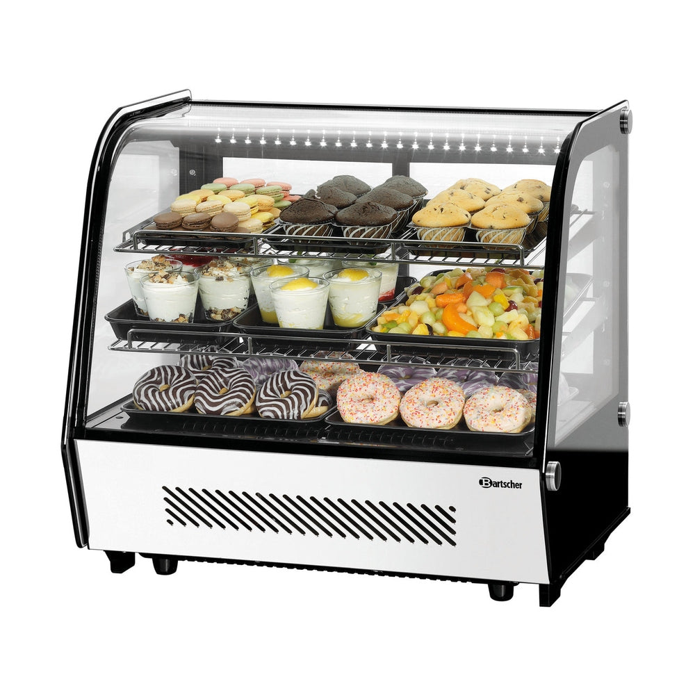 Bartscher Kühlvitrine Deli-Cool II – 120 L, Doppelglas, Umluft Bartscher