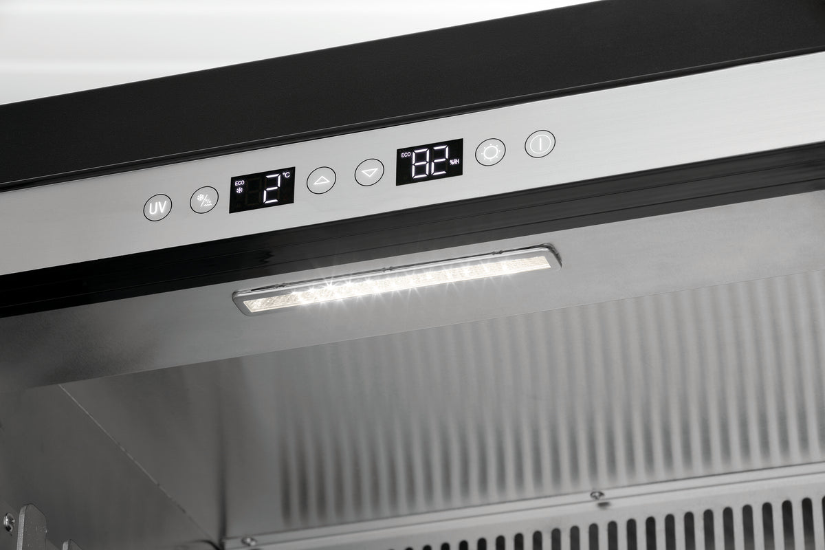 Bartscher Dry Age Schrank 380 – 380 L, 7 Roste, Touch