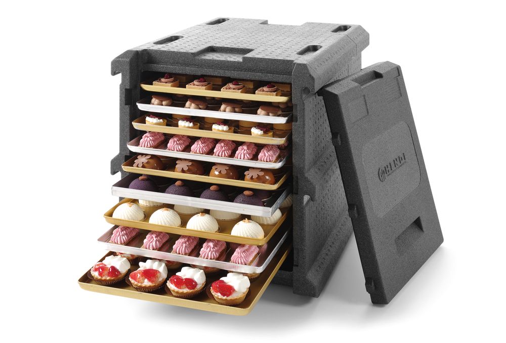 HENDI Thermobox Profi Line 128 l – Frontlader, 9 Schienen 600 × 400 mm