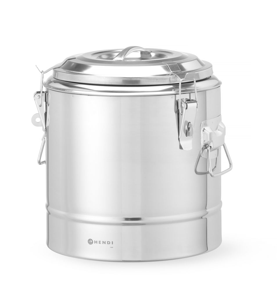 HENDI Thermotransportbehälter Kitchen Line 11 l – Edelstahl, isoliert