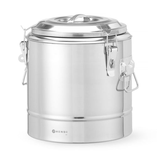 HENDI Thermotransportbehälter Kitchen Line 11 l – Edelstahl, isoliert