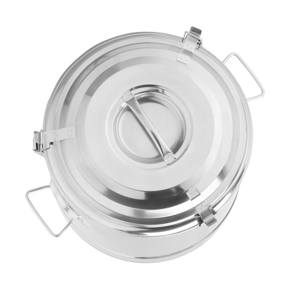 HENDI Thermotransportbehälter Kitchen Line 19 l – Edelstahl, isoliert