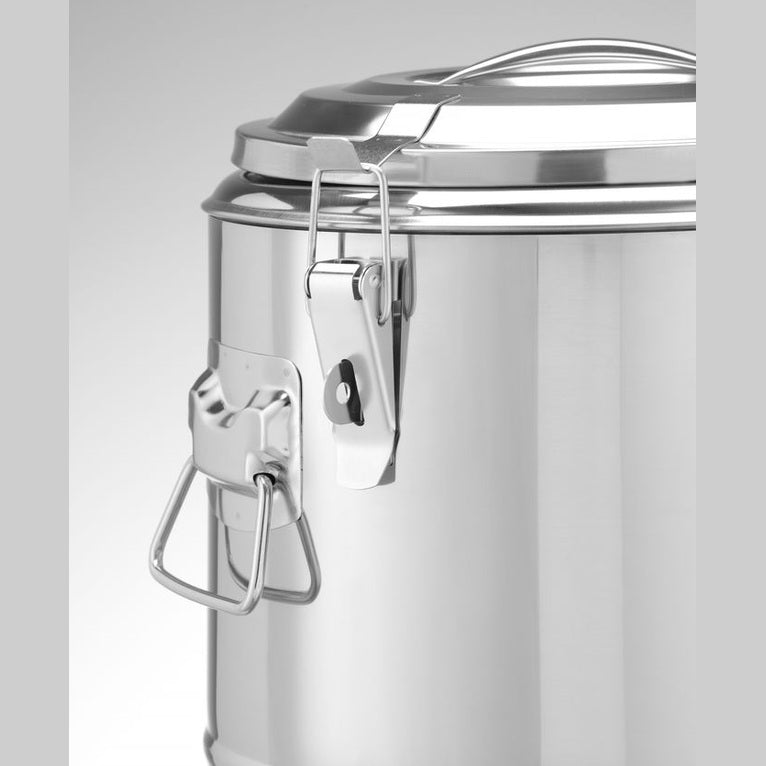 HENDI Thermotransportbehälter Kitchen Line 19 l – Edelstahl, isoliert