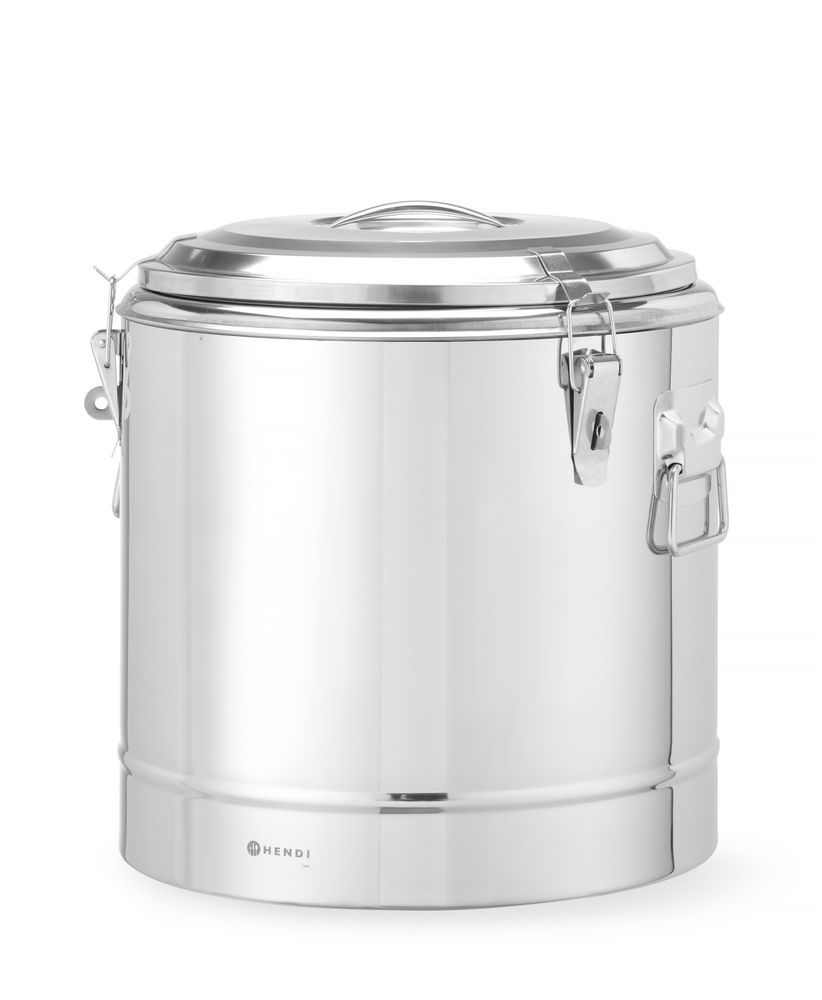 HENDI Thermotransportbehälter Kitchen Line 31 l – Edelstahl, isoliert