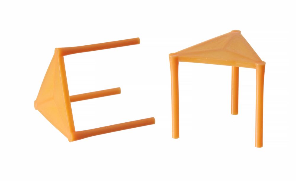 HENDI Abstandhalter für Pizzen – 500 Stück, orange HENDI