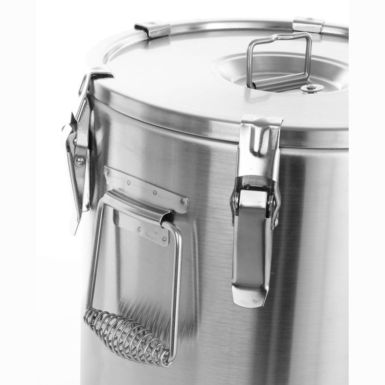 HENDI Thermotransportbehälter Profi Line – 10 L, Edelstahl, stapelbar HENDI