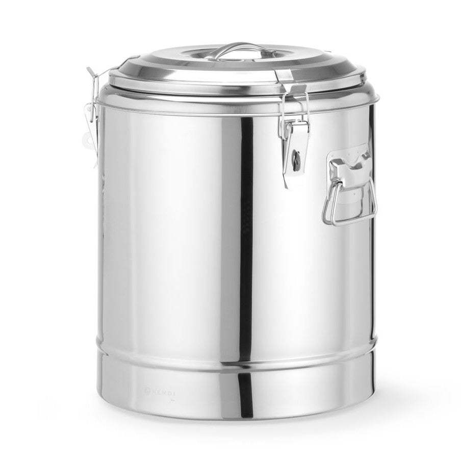 HENDI Thermotransportbehälter Kitchen Line 23 l – Edelstahl, isoliert