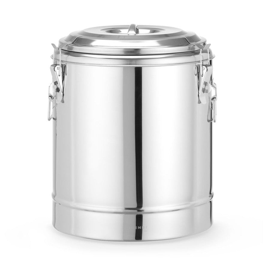 HENDI Thermotransportbehälter Kitchen Line 23 l – Edelstahl, isoliert