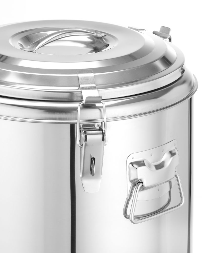 HENDI Thermotransportbehälter Kitchen Line 23 l – Edelstahl, isoliert