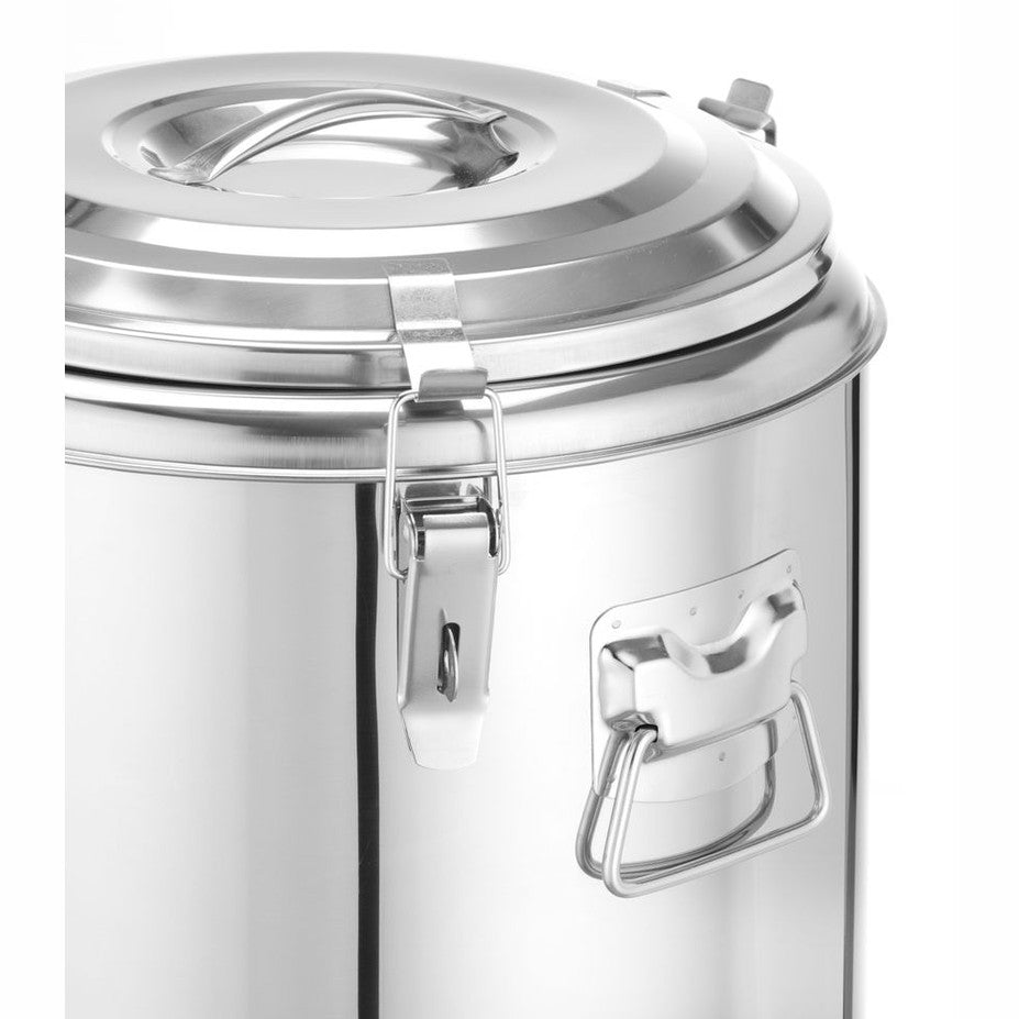 HENDI Thermotransportbehälter Kitchen Line 23 l – Edelstahl, isoliert