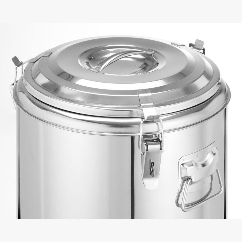 HENDI Thermotransportbehälter Kitchen Line 23 l – Edelstahl, isoliert