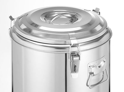 HENDI Thermotransportbehälter Kitchen Line 23 l – Edelstahl, isoliert