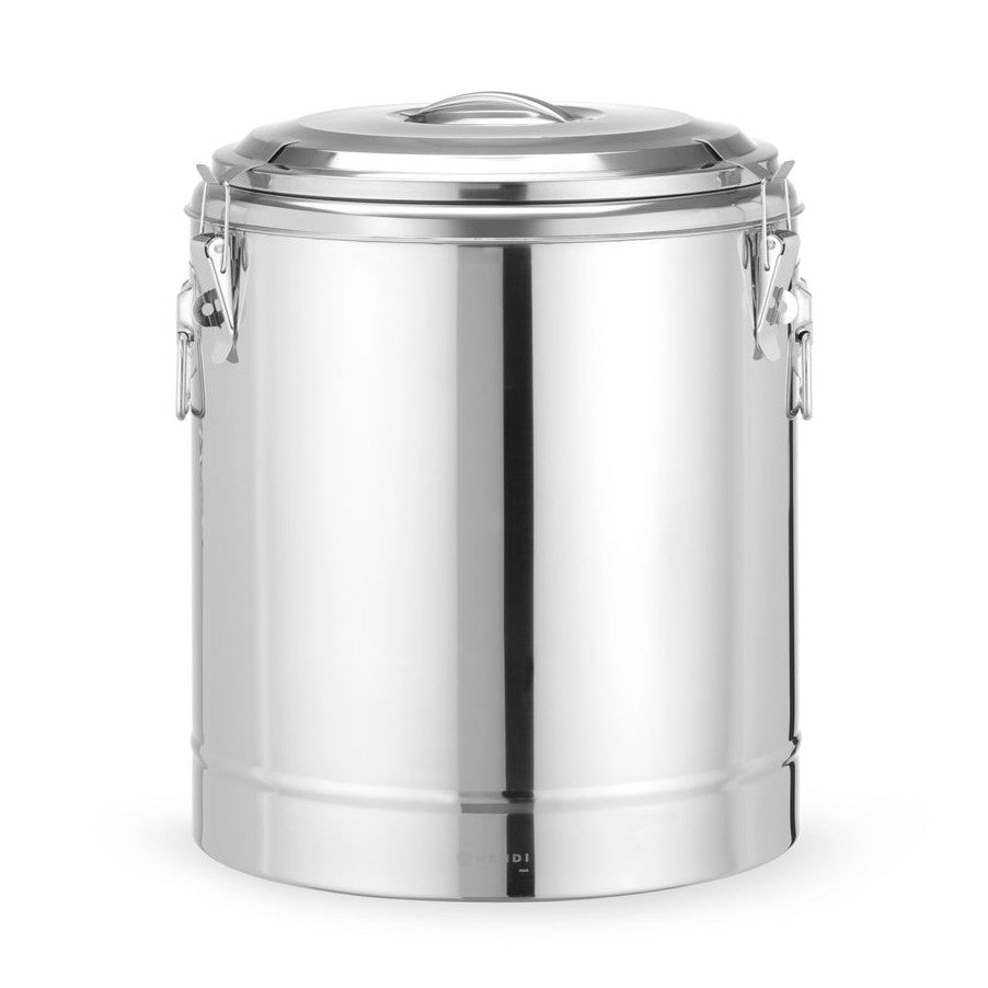 HENDI Thermotransportbehälter Kitchen Line 36 l – Edelstahl, isoliert