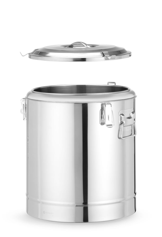 HENDI Thermotransportbehälter Kitchen Line 36 l – Edelstahl, isoliert