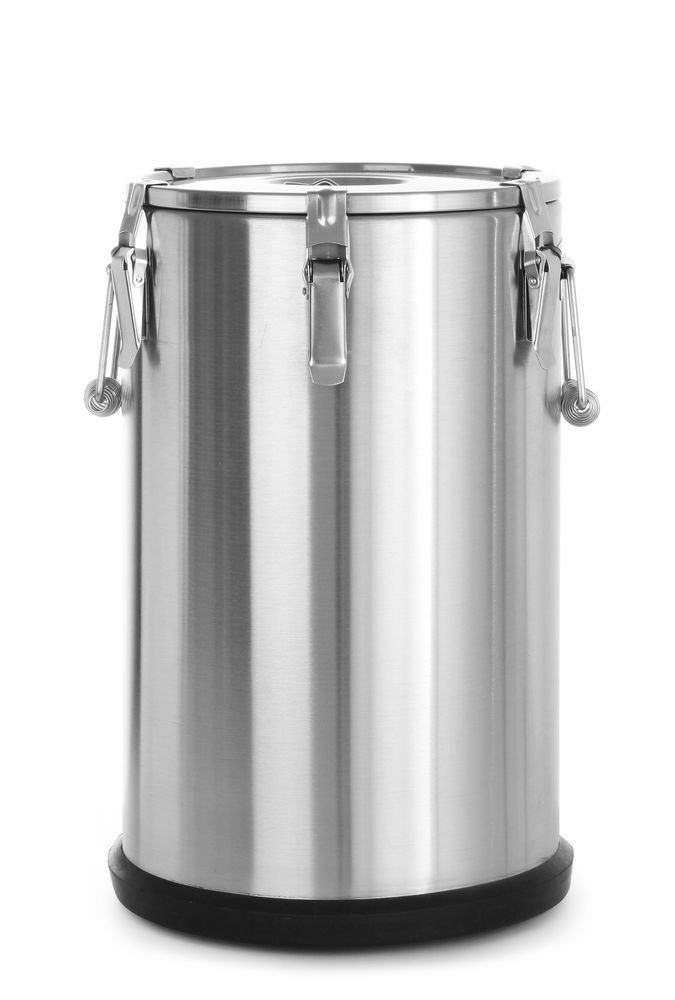 HENDI Thermotransportbehälter Profi Line – 35 L, Edelstahl, stapelbar