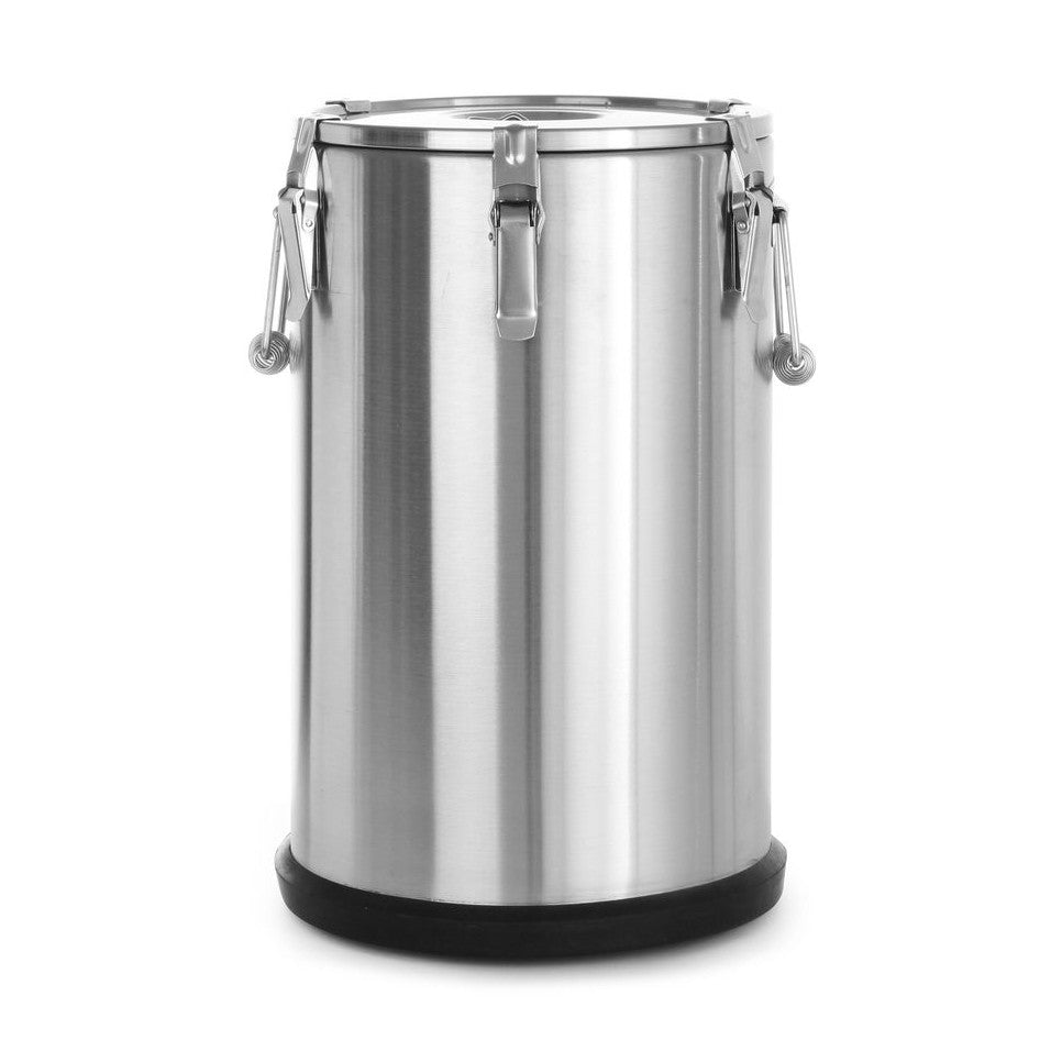 HENDI Thermotransportbehälter Profi Line – 35 L, Edelstahl, stapelbar HENDI