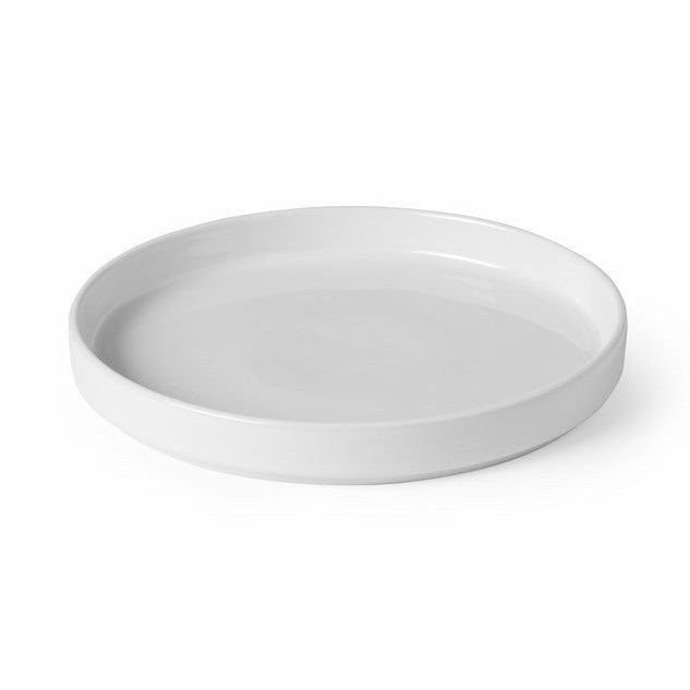 HENDI Teller Oslo mit hohem Rand – Ø 200 mm, Porzellan Weiss