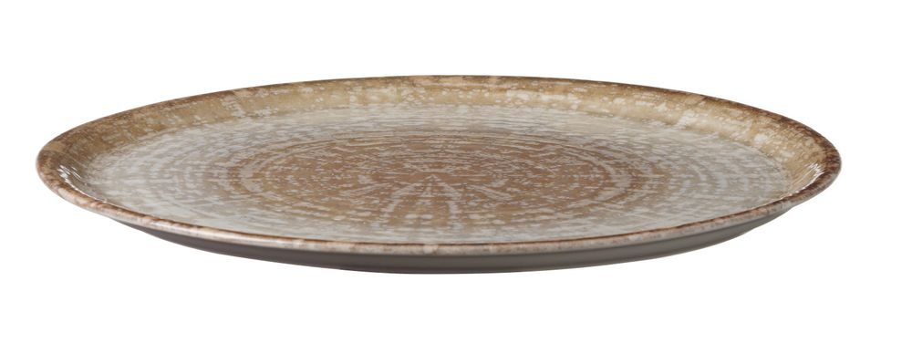 HENDI Pizzateller Kreta – Ø 310 mm, Porzellan mit Dekor HENDI