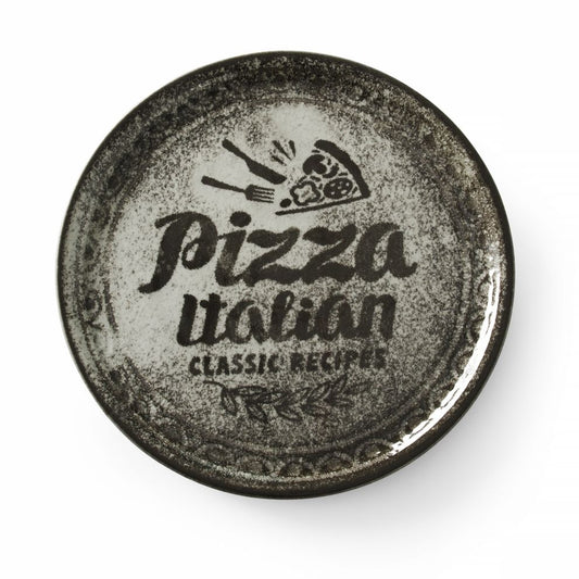 Pizzateller Recipe Collection Schwarz, HENDI, Schwarz, ⌀310mm HENDI