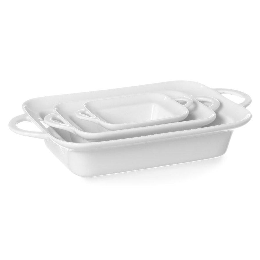 Ofenform mit Ohrengriffen, rechteckig, HENDI, 0,11L, 160x101x H 45mm HENDI