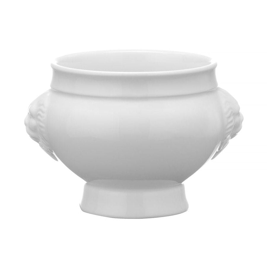 HENDI Suppenschüssel Lionhead – 0,25 L, Porzellan weiss HENDI