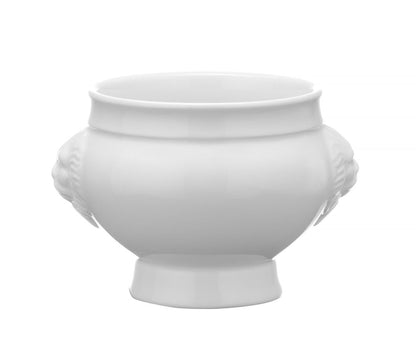 HENDI Suppenschüssel Lionhead – 0,25 L, Porzellan weiss