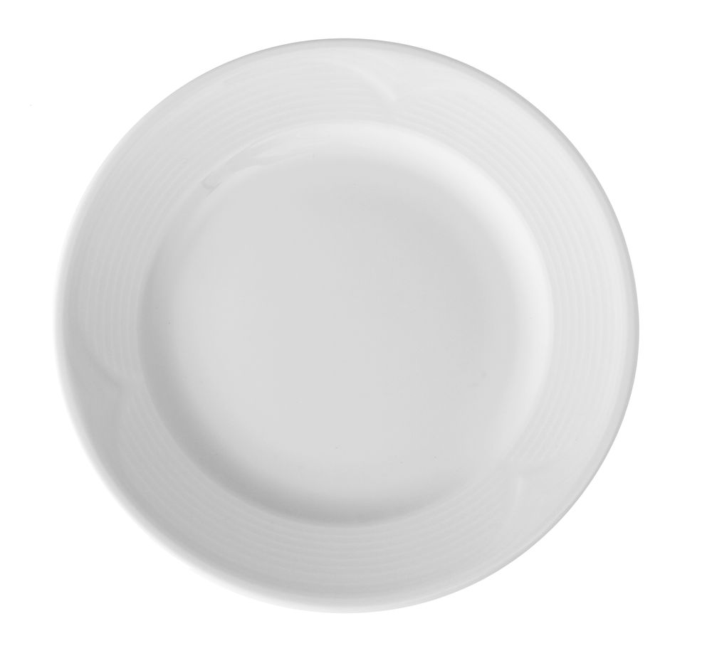 HENDI Flacher Teller Saturn – Ø 200 mm, Hotelporzellan