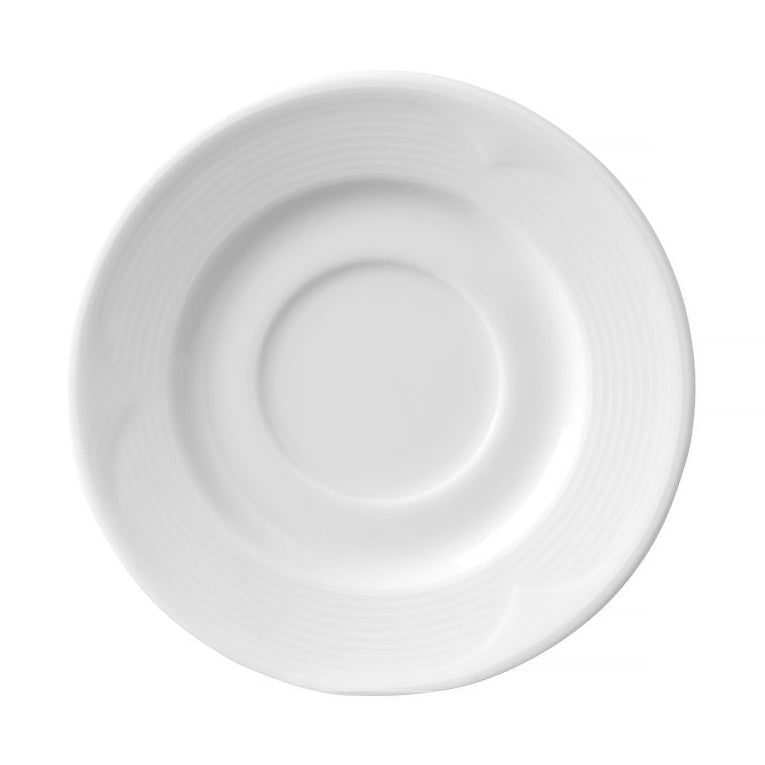 HENDI Espresso-Untertasse Saturn – Ø 125 mm, Hotelporzellan